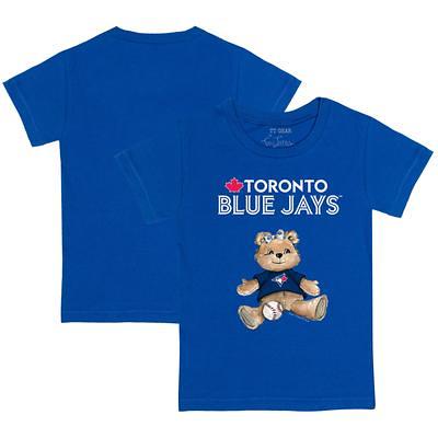 Toronto Blue Jays Tiny Turnip Girls Toddler Smores Fringe T-Shirt