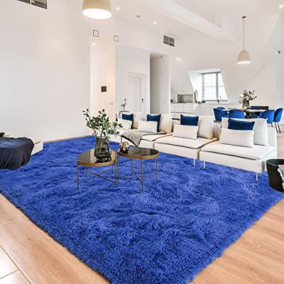 Kimicole Brown Area Rug for Bedroom Living Room Carpet Home Decor, Upgraded  4x5.9 Cute Fluffy Rug for Apartment Dorm Room Essentials for Teen Girls