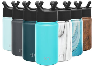 Simple Modern 84 oz Summit Water Bottle with Straw Lid - Hydro Vacuum  Insulated Flask Double Wall Half Gallon Chug Jug - 18/8 Stainless Steel  -Deep Ocean 