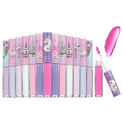 Expressions 24pc Flavored Lip Gloss for Kids and Teens - Unicorn Themed Lip  Gloss in Assorted Fruity Flavors Unicorn Gifts for Girls Party Favors Teen  Girls Trendy Stuff Non Toxic Makeup for