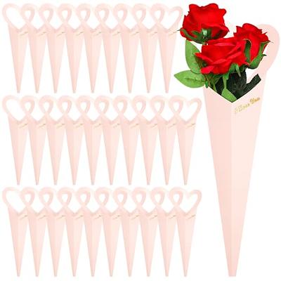 Clear Flower Bouquet Sleeves Bouquet Bags For Single Rose Wrapping Paper