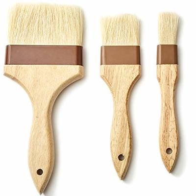UOUYOO Set of 4 Pastry Brushes (1 Inch, 1 1/2 Inch) Basting Oil