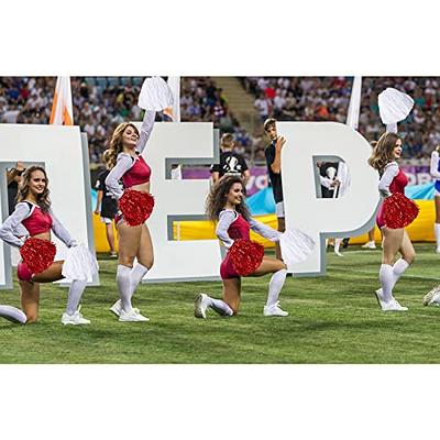 Cheerleader Pom Poms, Cheerleading Pom Pom Non-slip Handle For Stadium For  Holiday Celebration For Sports Meeting 