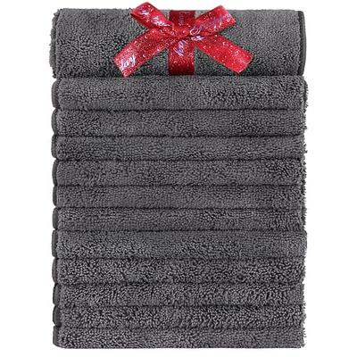 GraceAier Ultra Soft Bath Towels 4 Pack (28 x 56) - Quick Drying - -  Microfibe