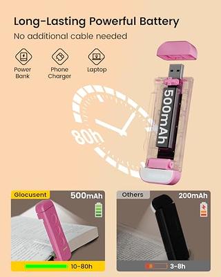 Pink Rechargeable Neck Reading Light, Shop Now, Glocusent