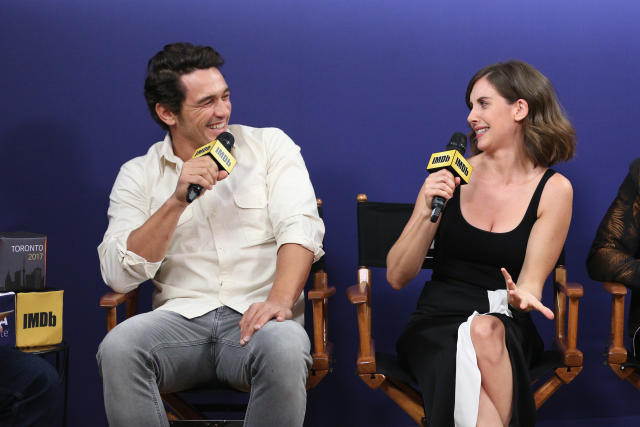 Actor James Franco and actress Alison Brie (Rich Polk via Getty Images)