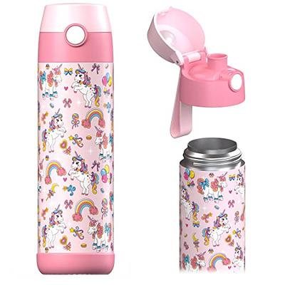 Cute Cat Water Bottle, Jhua Stainless Steel Insulated Water