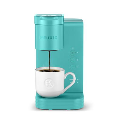 K-Compact Single-Serve K-Cup Pod Coffee Maker, 36 ounces, Turquoise