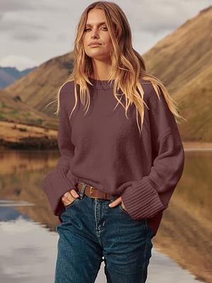 Prinbara Oversized Sweaters for Women Clothes Trendy Casual Long