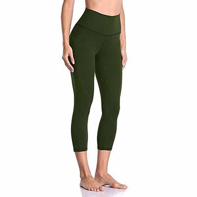 GAYHAY High Waisted Capri Leggings for Women - Soft Slim Tummy Control - Exercise  Pants for Running Cycling Yoga Workout (Olive, Small-Medium) - Yahoo  Shopping