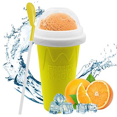 Tgosomt Slushy Cup, Frozen Magic Slushie Maker Cup Squeeze, Cool Fun Stuff  Things Gadgets (Yellow) - Yahoo Shopping