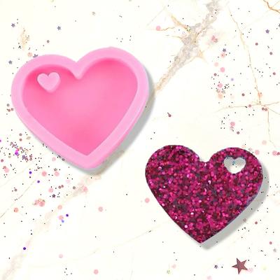 Mini Heart Silicone Mold, DIY Valentine's Day, Resin Epoxy, Chocolate