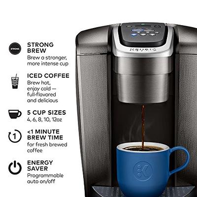 Keurig K-Slim + Iced Single Serve Coffee Maker, Brews 8 to 12oz. Cups, Gray