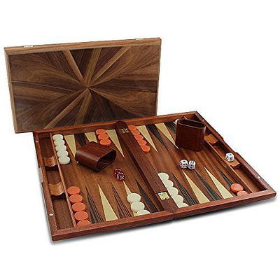 Hey! Play! Wooden Chess and Backgammon Table Set W350028 - The Home Depot