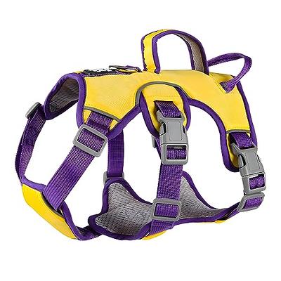 Nobleza Dog Vest Harness, Reflective No Pull Dog Harness with Handle and Soft Padding, Adjustable Easy on Grip Harness for Dogs with Velcro for