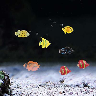 Plastic Tropical Fish Toys, 12pcs Mini Fishes Ocean Animal Figures Party  Favors Plastic Sea Life Creatures Tropical Fish