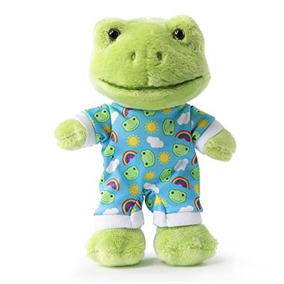 Furvana 9-Inch Cute Frog Plush , Soft Stuffed Animal Plush Toy , Kawaii  Doll , Green Plushie with Cloths Toy Gift for Kids Children (Baby Jumpsuit)  - Yahoo Shopping
