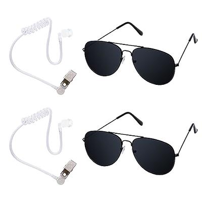 Amazon.com: Twdrer Cosplay Toy Spy Earpiece Headphones and Sunglasses,Secret  Service Security Guard Ear Piece Costume Accessory Kit : Toys & Games