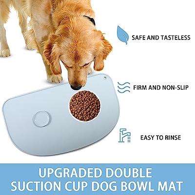 Pet Dog Bowl Feeding Food Non Slip Placemat Mat Waterproof Silicone Wipe  Easy
