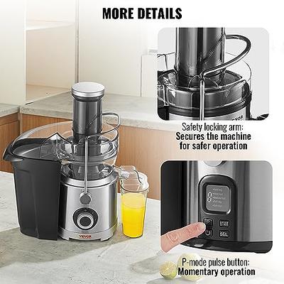 Centrifugal Juicer with 3'' Feed Chute, Stainless Steel, 3 Speed, Black -  Yahoo Shopping