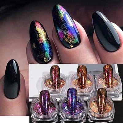 6 Boxes Opal Iridescent Flakes Nails Sequins Mother of Pearl Shell Crystal  GlitterReflective Nails Art Paillettes Sparkly Irregular Thin Gel Polish  Powder Manicure Supply for Decoration - Yahoo Shopping