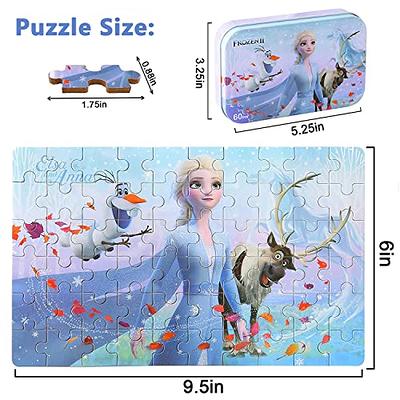 LELEMON 100 Pieces Spiderman Jigsaw Puzzles in a Metal Box for Kids Age for  4-8 Boys Girls Toy Puzzles Children Learning Educational Puzzles Toys