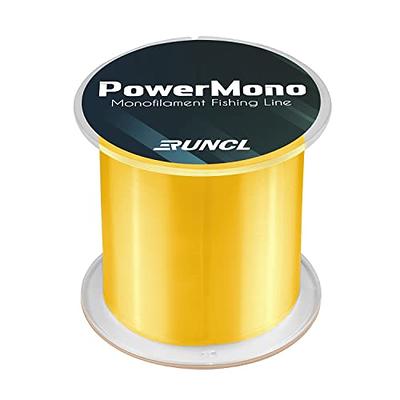 RUNCL PowerMono Fishing Line, Monofilament Fishing Line - Ultimate  Strength, Shock Absorber, Suspend in Water, Knot Friendly - Mono Fishing  Line (Gold, 30LB(13.6kgs), 500yds) - Yahoo Shopping