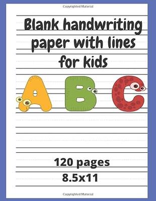 Kindergarten Writing Paper: Bumper 120-Page Dotted Line Notebook for  Kindergarten Kids. (Handwriting Practice Paper Notebook / Blank Handwriting