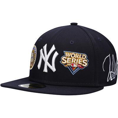 New York Yankees New Era 2009 World Series Champions Letterman 59FIFTY  Fitted Hat - Navy/Gray