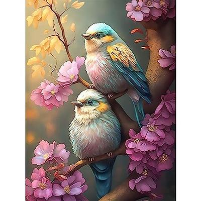 Birds And Flowers - 5D Diamond Painting 