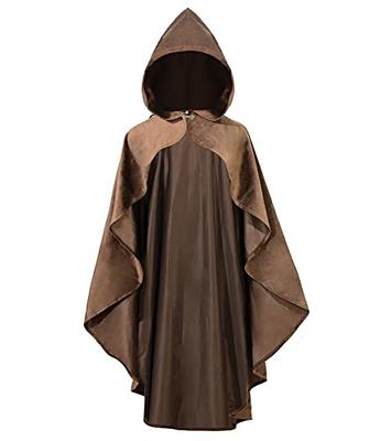 Womens Short Hooded Brocade Cape