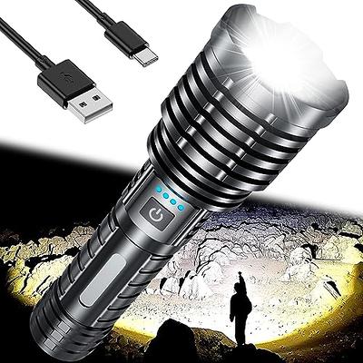 Ultra Powerful Flashlight 2000M High Power Rechargeable LED Flash Lights  Zoomable Tactical Torch Lamp Waterproof Camping