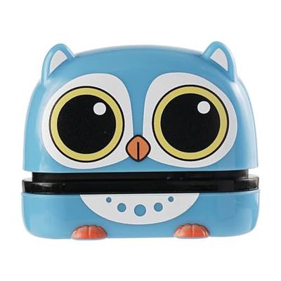  Icesoore Kiddostamp - Customized Name Stamp, Kiddo Stamp,  Customized Name Stamp for Clothing, Personalized Stamp for Clothes,  Waterproof, with Ink (1 Blue Owl) : Office Products