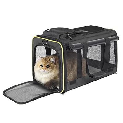 BAGLHER BAgLHER Pet Travel carrier, cat carriers Dog carrier for Small  Medium cats Dogs Puppies, Airline Approved Small Dog carrier Soft