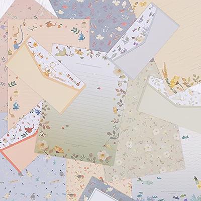 48PCS Writing Stationery Paper , Letter Writing Paper Letter Sets