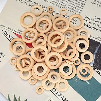 Unfinished Wood Rings for Crafts, Macrame and Jewelry | Woodpeckers