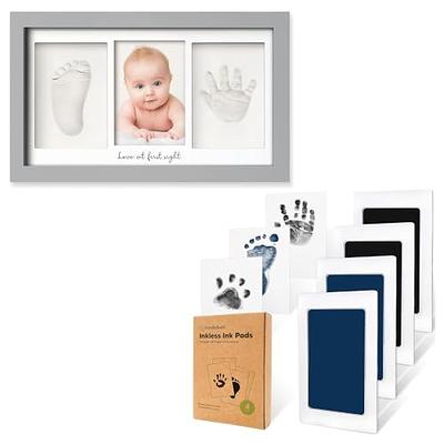 1Dino Newborn Baby Handprint and Footprint Picture Frame Kit - Special Cut 12.6