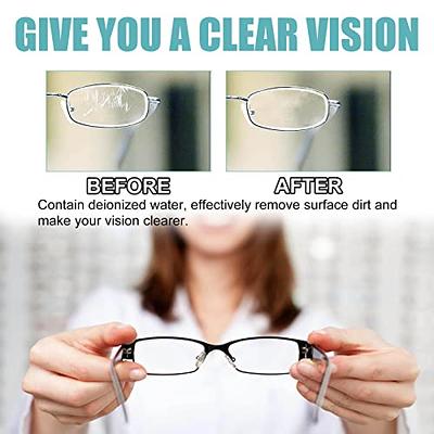 100ml Lens Scratch Removal Spray, Eyeglass Windshield Glass Repair Liquid, High Concentration Glasses Cleaner Spray for Glasses Screen Cleaner Tools