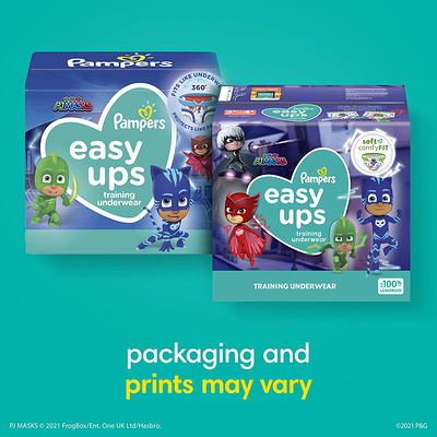 Pampers Easy Ups PJ Masks Training Pants Toddler Boys Size 3T/4T 124 Count  (Select for More Options) - Yahoo Shopping