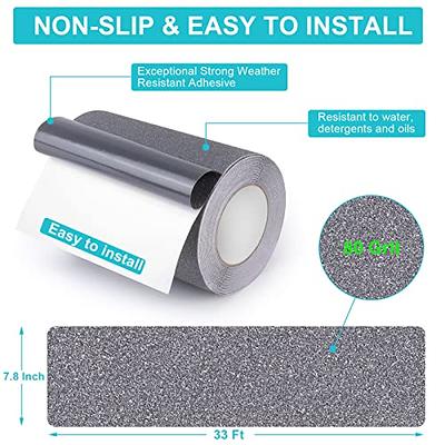 Anti Slip Traction Tape, 6 Inch x 30 Foot - Best Grip, Friction, Abrasive  Adhesive for Stairs, Tread Step, Indoor, Outdoor (6 X 30')