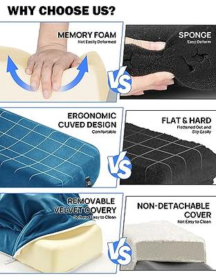 ISSYAUTO Knee Scooter Pad Cover, 3 Memory Foam Knee Walker Cushion with  Removable Cover, Washable Thick Knee Scooter Cover Helps Comfort Your Knee