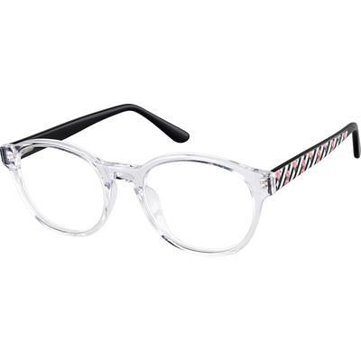 Optical Eyewear - Oval Shape, Plastic Full Rim Frame