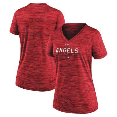 Los Angeles Dodgers Fanatics Branded Women's Red White & Team V-Neck T-Shirt  - Royal