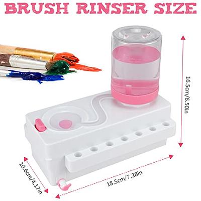 Brush Rinser, Brush Rinser Painting, Paint Brush Cleaner, Fresh Water Cycle  Rinser, Paintbrush Rinser, Makeup Brushes Rinser for Acrylic, Art