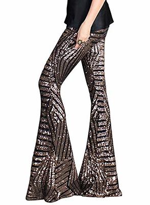 Buy BLENCOT Womens Casual High Waisted Wide Leg Pants