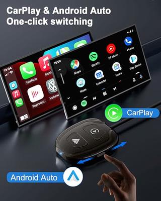  LXJADAP Wireless Android Auto Adapter,Android Wireless Car  Dongle,2023 Upgraded Version,Suitable for All Cars Factory Wired Android  Auto,Plug and Play,Low Latency,Easy to Install : Electronics