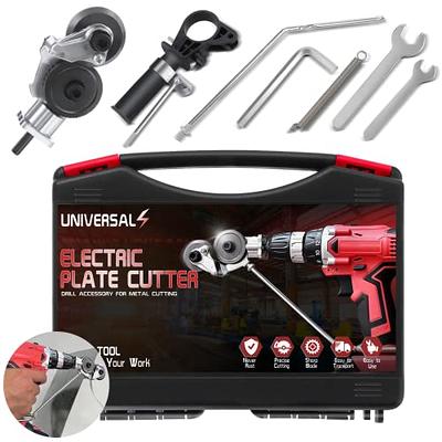 New Upgrade Electric Drill Plate Cutter, Universal Metal Nibbler