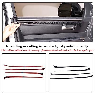 Auto Exterior Door Handle Protective Trim Cover Compatible with Toyota  Tundra/Sequoia 2022-2024 Aunginsy Car Front Rear Outside Door Handle Outer  Trim