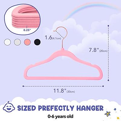 HOUSE DAY Velvet Baby Hangers for Closet, Kids Hangers Velvet 60 Pack, Non  Slip Toddler Hangers 11.8 Inch, Cute Baby Clothes Hangers, Childrens Hangers  Newborn Hangers for Baby Clothes- Blush Pink - Yahoo Shopping