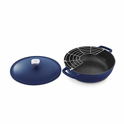 Zakarian 9.5 Nonstick Cast Iron Fry Pan in Blue - Each